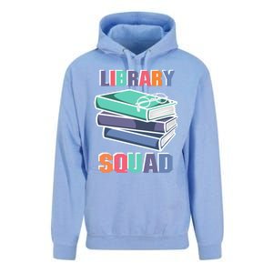 Library Squad Librarian Reader Reading Book Lover Bookworm Gift Unisex Surf Hoodie