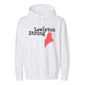 Lewiston Strong Lewiston Strong  Lewiston Stron  Garment-Dyed Fleece Hoodie