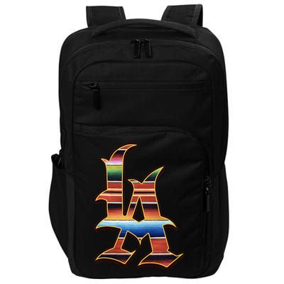 LA Sarape Los Angeles LA Sarape East LA Baseball Mexican Impact Tech Backpack