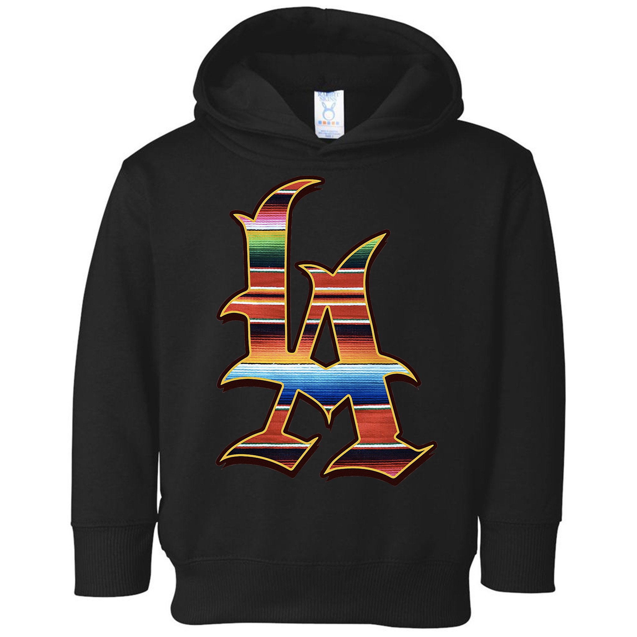 LA Sarape Los Angeles LA Sarape East LA Baseball Mexican Toddler Hoodie