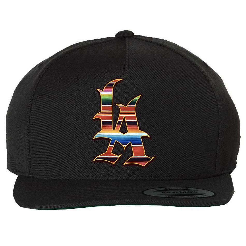 LA Sarape Los Angeles LA Sarape East LA Baseball Mexican Wool Snapback Cap