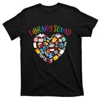 Library Squad Librarian Bookworm Book Lover T-Shirt