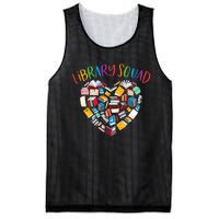 Library Squad Librarian Bookworm Book Lover Mesh Reversible Basketball Jersey Tank