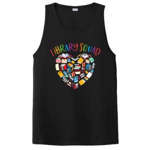 Library Squad Librarian Bookworm Book Lover PosiCharge Competitor Tank