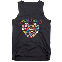 Library Squad Librarian Bookworm Book Lover Tank Top