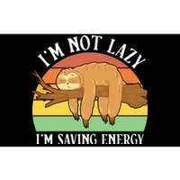 Lazy Sloth Bumper Sticker