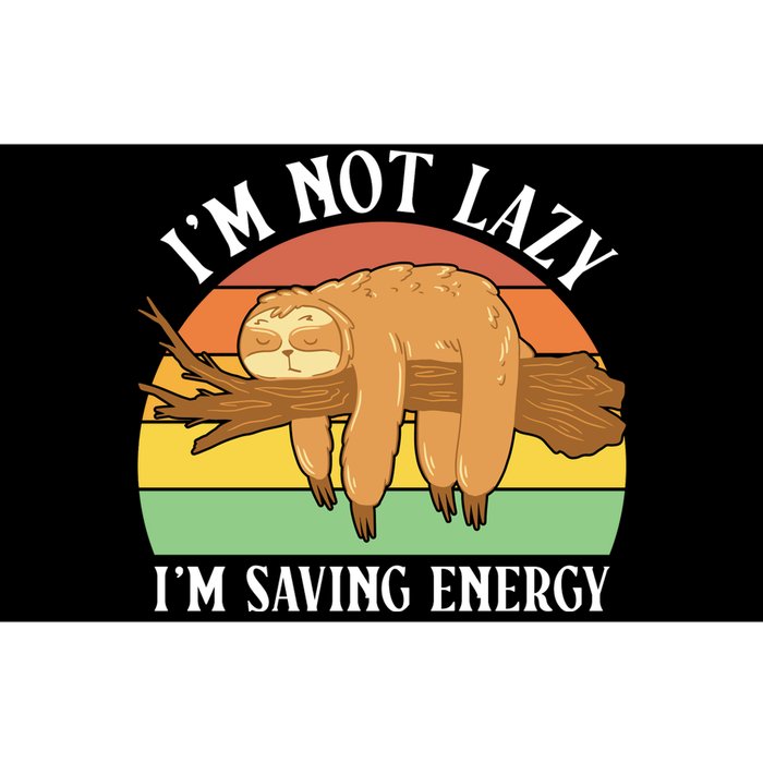 Lazy Sloth Bumper Sticker