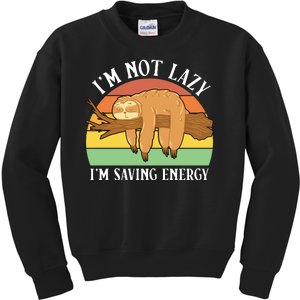 Lazy Sloth Kids Sweatshirt