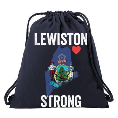 Lewiston Strong Drawstring Bag