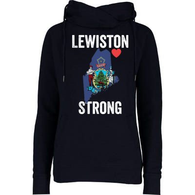 Lewiston Strong Womens Funnel Neck Pullover Hood