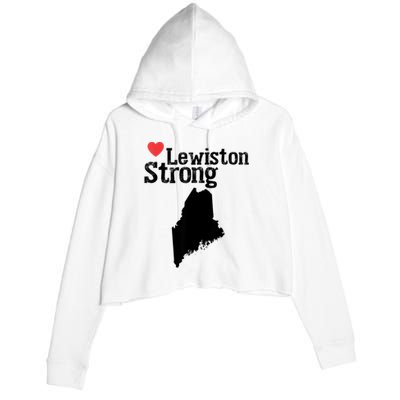 Lewiston Strong Crop Fleece Hoodie