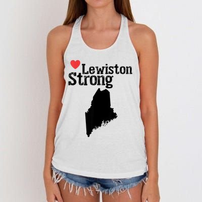 Lewiston Strong Women's Knotted Racerback Tank