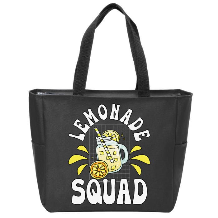 Lemonade Stand Zip Tote Bag