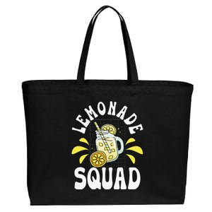 Lemonade Stand Cotton Canvas Jumbo Tote