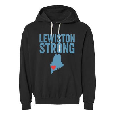 Lewiston Strong Garment-Dyed Fleece Hoodie