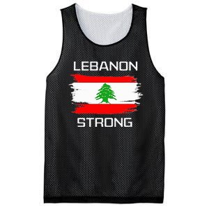 Lebanon Strong Lebanese Flag Souvenir Beirut Cedar Tree Mesh Reversible Basketball Jersey Tank