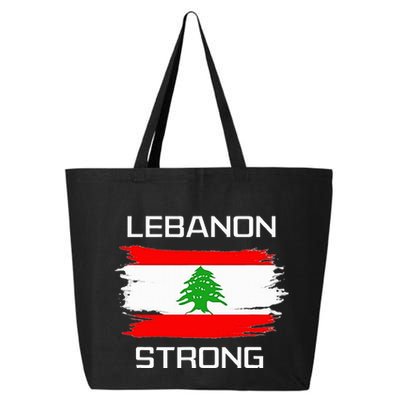 Lebanon Strong Lebanese Flag Souvenir Beirut Cedar Tree 25L Jumbo Tote