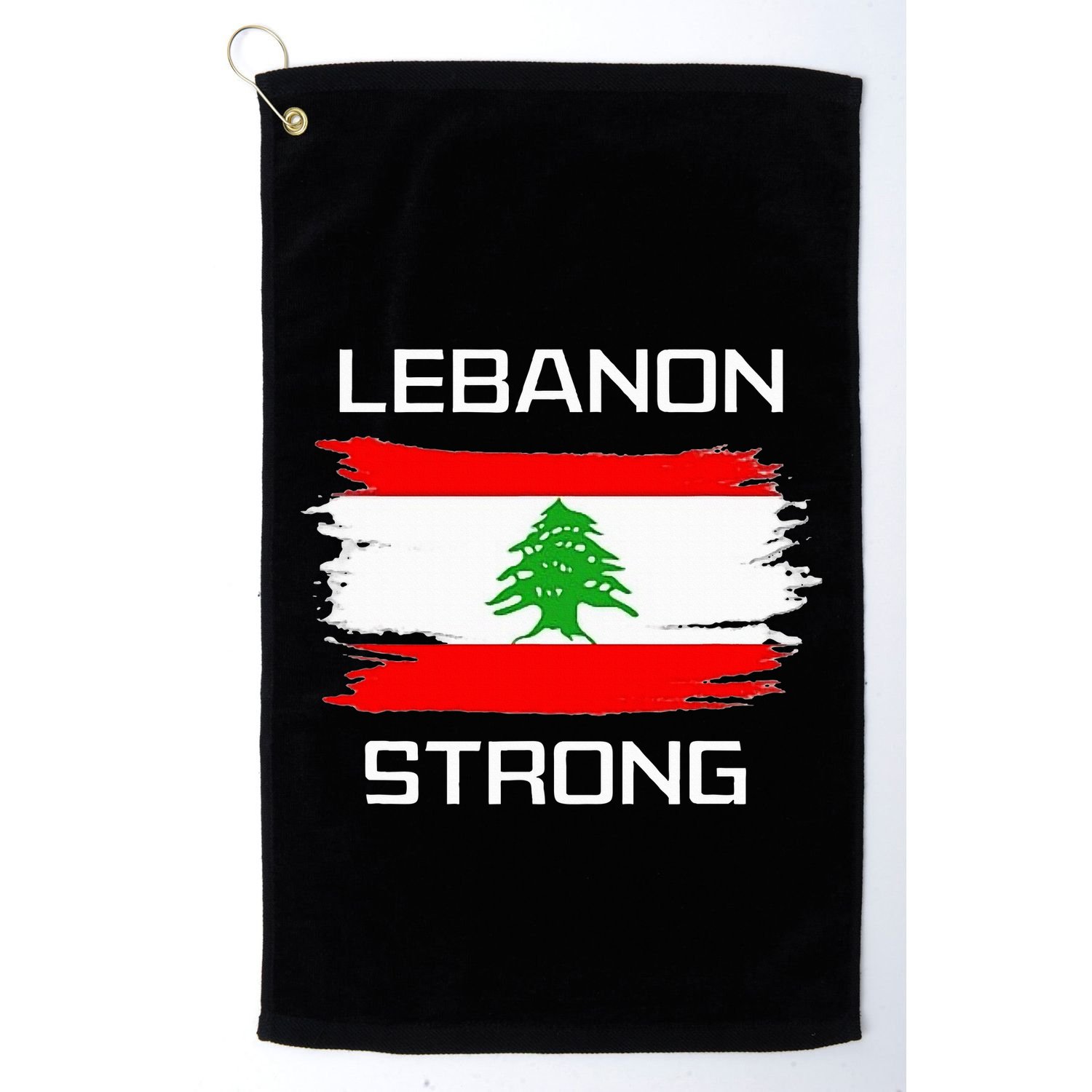 Lebanon Strong Lebanese Flag Souvenir Beirut Cedar Tree Golf Towel