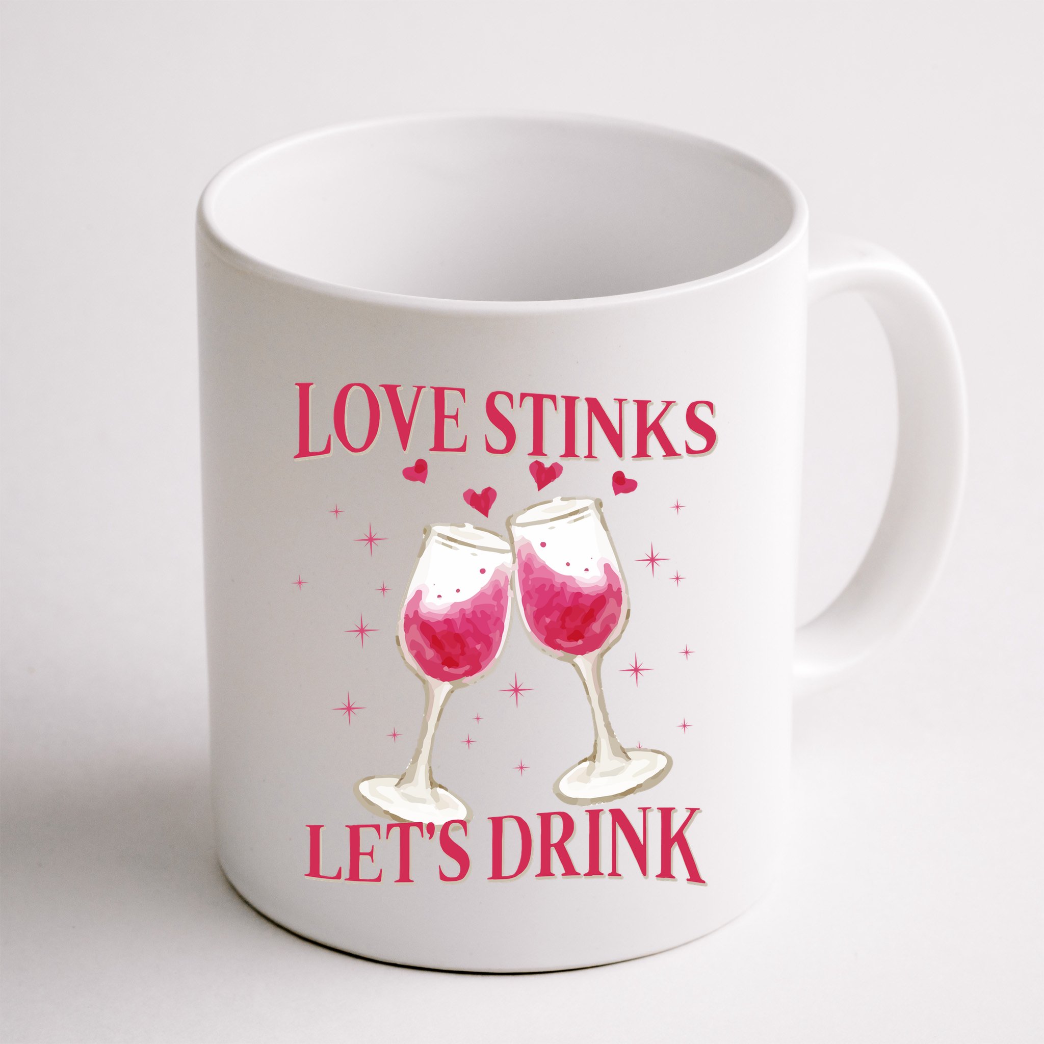 Love Stinks Lets Drink Anti Valentine Mug