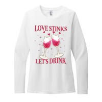 Love Stinks Lets Drink Anti Valentine Womens CVC Long Sleeve Shirt