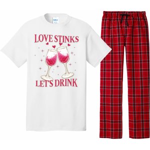 Love Stinks Lets Drink Anti Valentine Pajama Set