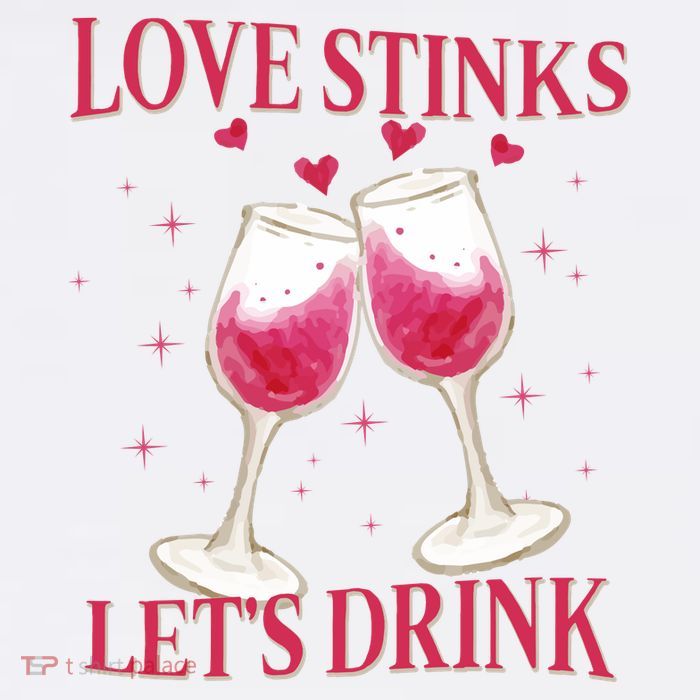 Love Stinks Lets Drink Anti Valentine Kids T-Shirt