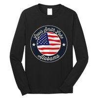 Lewis Smith Lake Patriotic Alabama Souvenir Long Sleeve Shirt