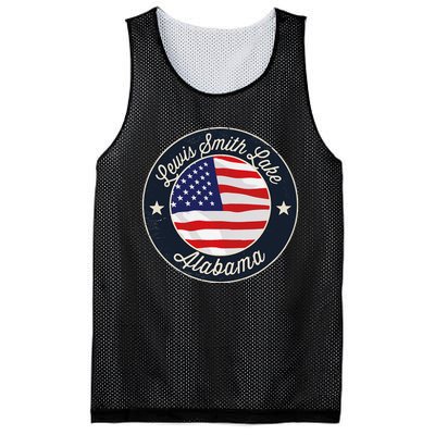 Lewis Smith Lake Patriotic Alabama Souvenir Mesh Reversible Basketball Jersey Tank