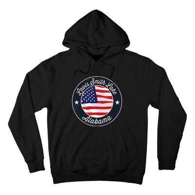 Lewis Smith Lake Patriotic Alabama Souvenir Tall Hoodie