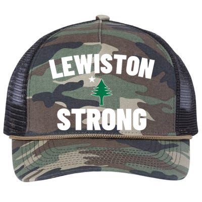 Lewiston Strong Retro Rope Trucker Hat Cap