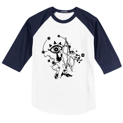 Link Sheikah Baseball Sleeve Shirt