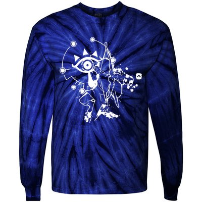 Link Sheikah Tie-Dye Long Sleeve Shirt