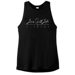 Lewis Smith Lake Al Ladies PosiCharge Tri-Blend Wicking Tank