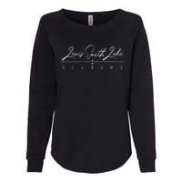 Lewis Smith Lake Al Womens California Wash Sweatshirt