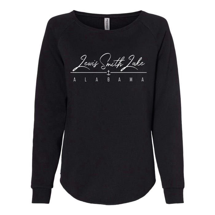 Lewis Smith Lake Al Womens California Wash Sweatshirt