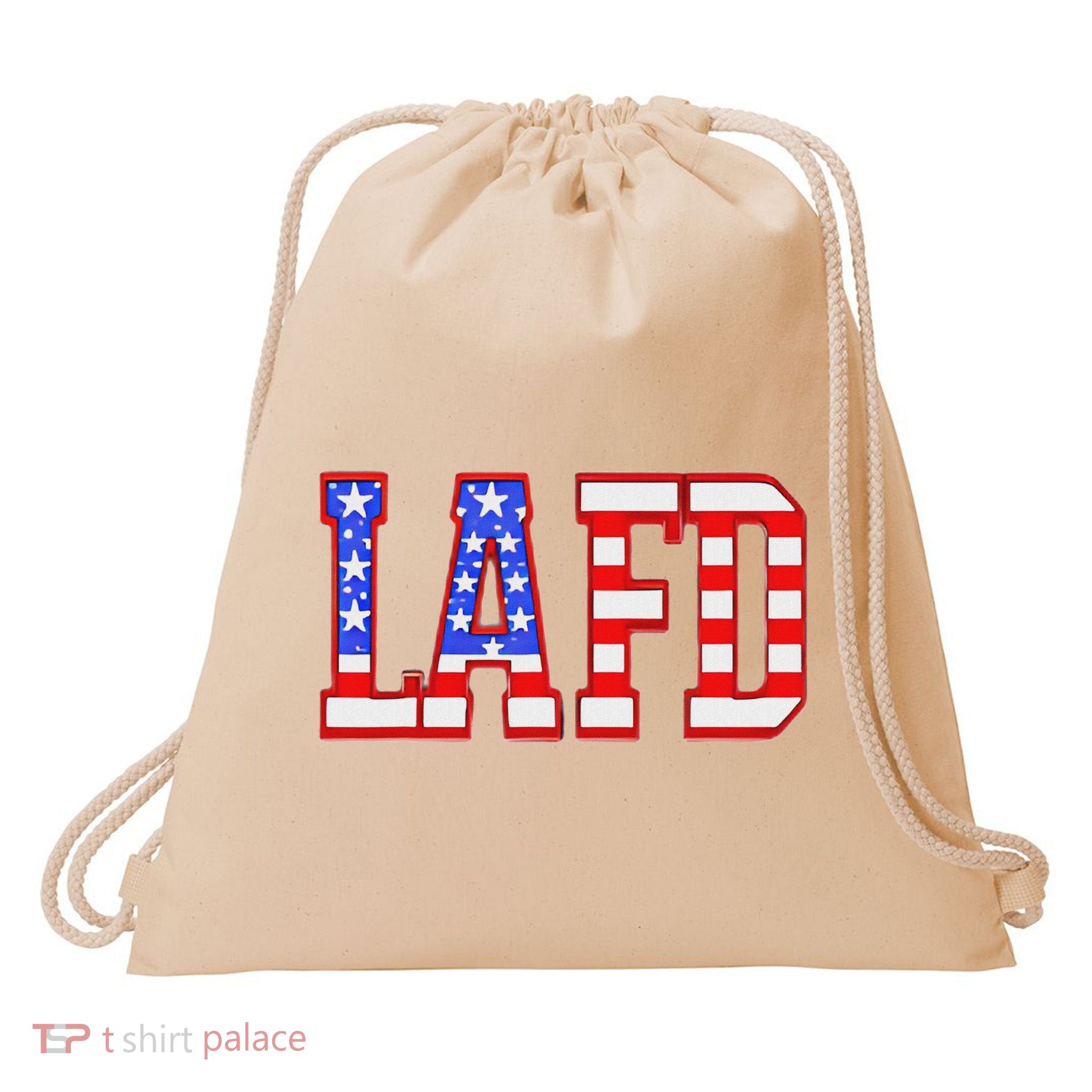 Lafd Strong Drawstring Bag