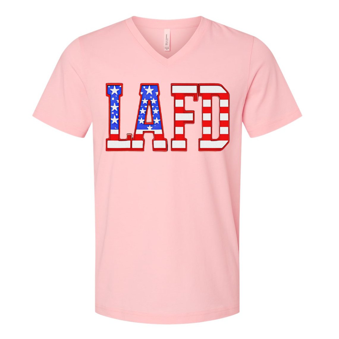 Lafd Strong V-Neck T-Shirt