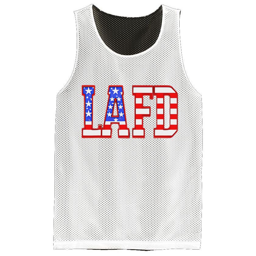 Lafd Strong Mesh Reversible Basketball Jersey Tank