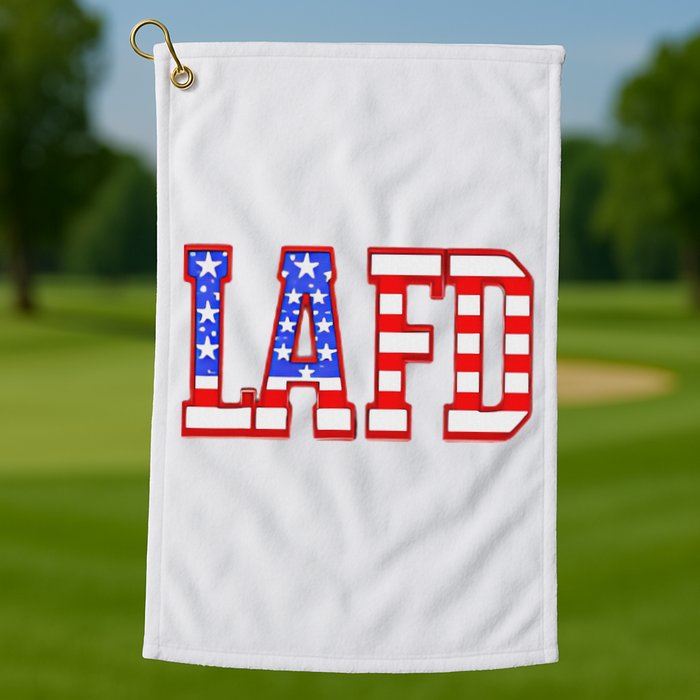 Lafd Strong Golf Towel