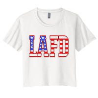Lafd Strong Women's Crop Top Tee