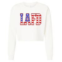 Lafd Strong Cropped Pullover Crew