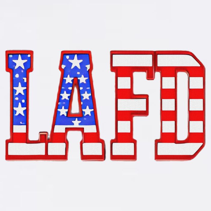 Lafd Strong Cropped Pullover Crew