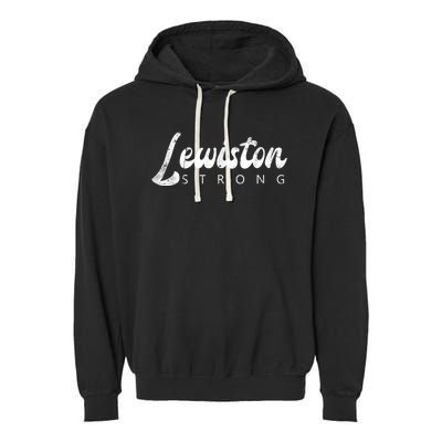 Lewiston Strong Garment-Dyed Fleece Hoodie