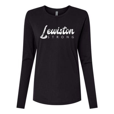 Lewiston Strong Womens Cotton Relaxed Long Sleeve T-Shirt