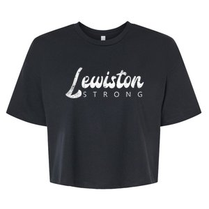 Lewiston Strong Bella+Canvas Jersey Crop Tee