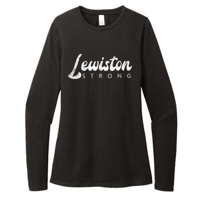 Lewiston Strong Womens CVC Long Sleeve Shirt