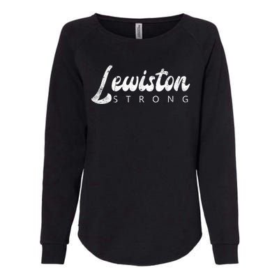 Lewiston Strong Womens California Wash Sweatshirt