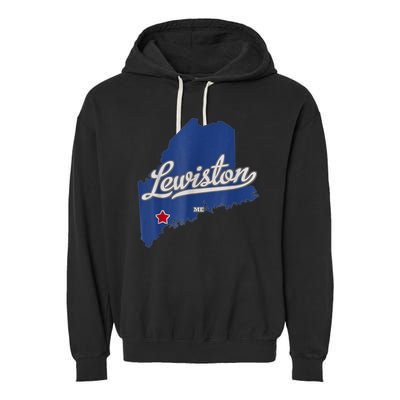 Lewiston Strong Garment-Dyed Fleece Hoodie