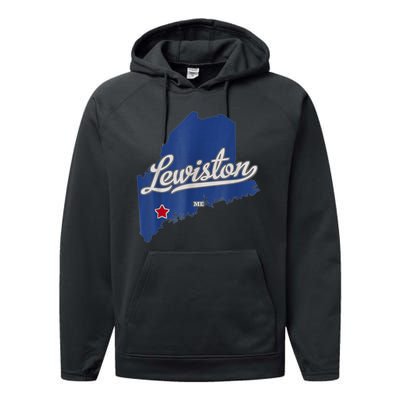 Lewiston Strong Performance Fleece Hoodie