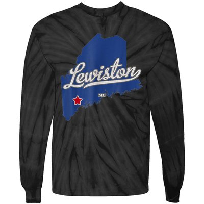 Lewiston Strong Tie-Dye Long Sleeve Shirt